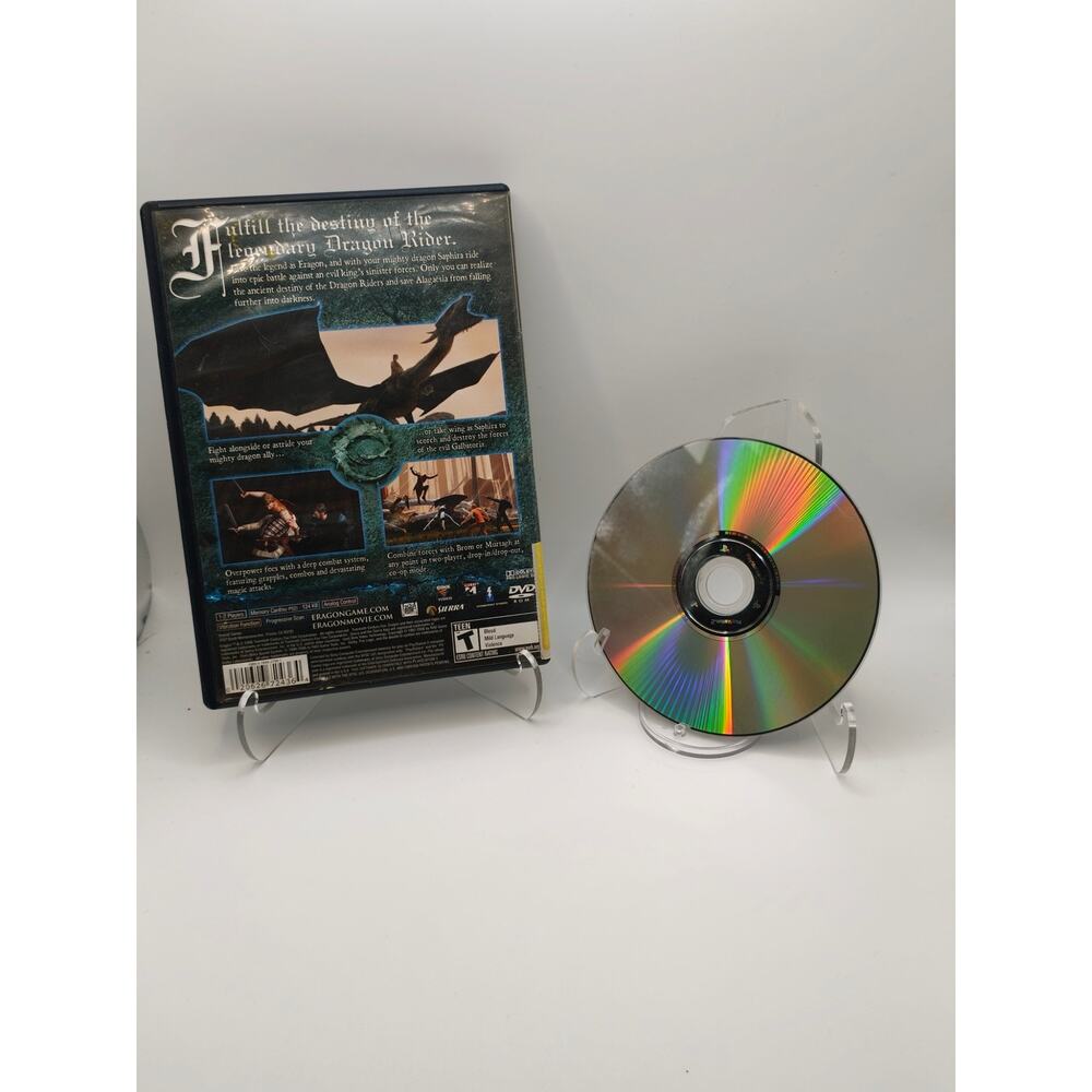 Eragon PS2 Case + Disc Tested Working - Picture 2 of 10